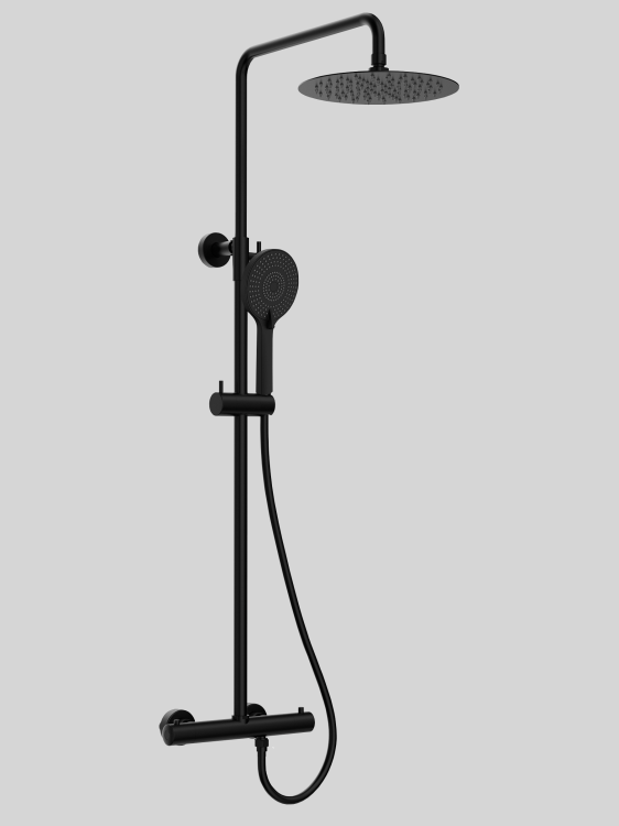 Kolumna prysznicowa termostatyczna Black
