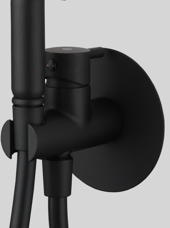 Bateria bidetowa podtynkowa Black1