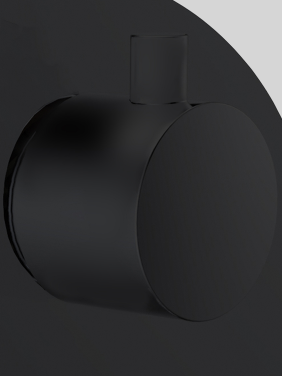 Bateria prysznicowa termostatyczna podtynkowa Black1