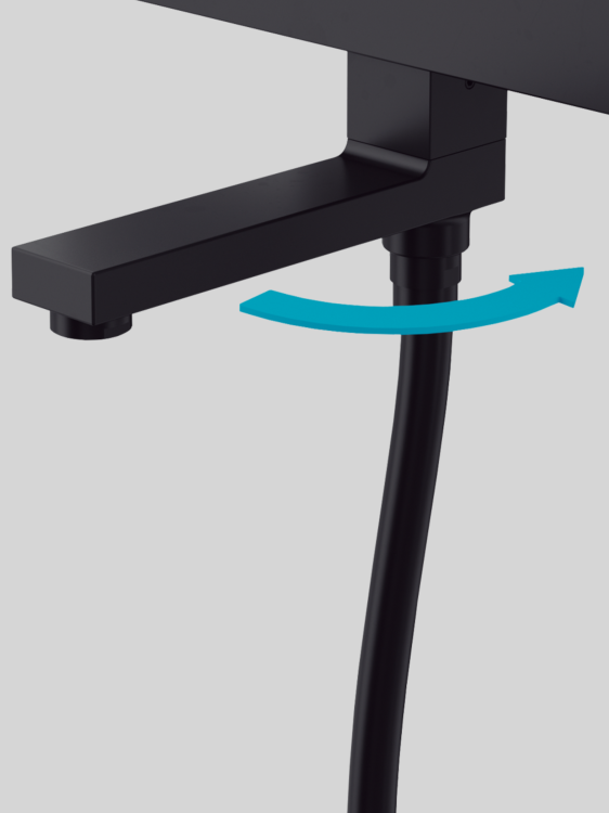 ORION wylewka wannowa Black1