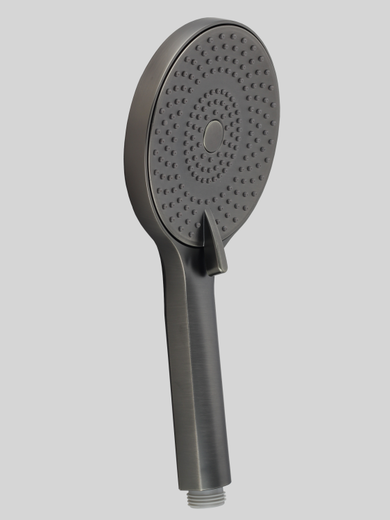 Słuchawka prysznicowa okrągła 3 funkcje Gunmetal1