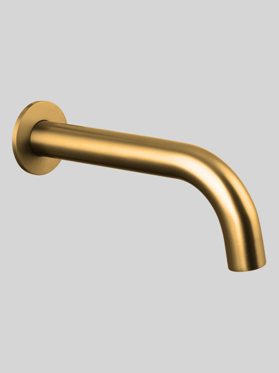 SIRIO wylewka wannowa podtynkowa PVD w złotym kolorze