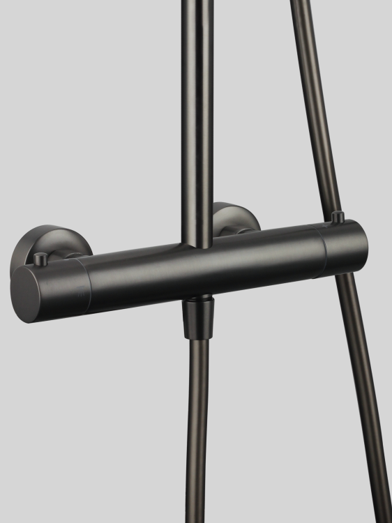 Kolumna prysznicowa termostatyczna Gunmetal
