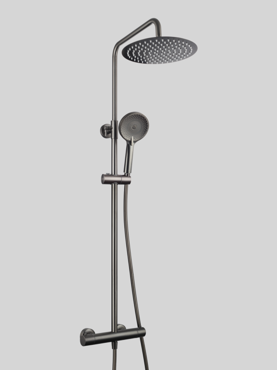 Kolumna prysznicowa termostatyczna Gunmetal