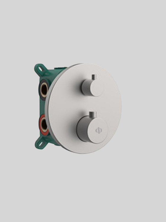 3082NK (3).pngBateria prysznicowa termostatyczna Podtynkowa Nickel PVD