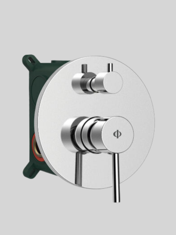 bateria prysznicowa podtynkowa Chrom SIRIO