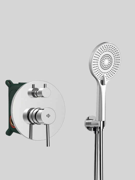 bateria prysznicowa podtynkowa Chrom SIRIO2