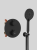 Bateria prysznicowa termostatyczna podtynkowa Black2