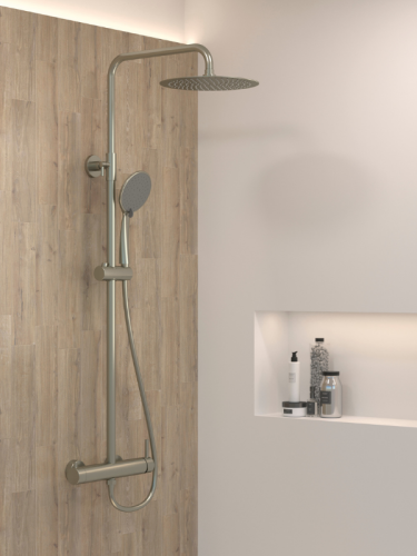 SIRIO kolumna prysznicowa Nickel PVD