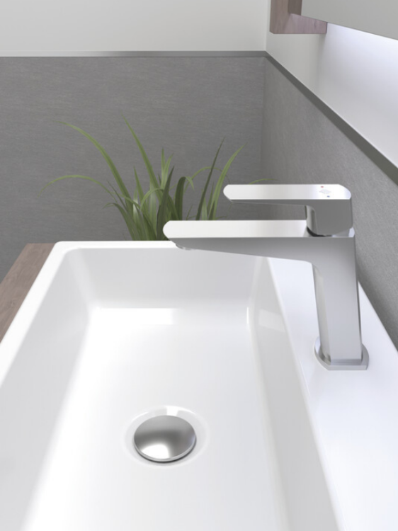 3150_MARRIOT bateria umywalkowa niska chrom wizualizacja