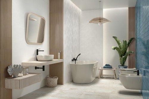 Santorini White Glow 30x90