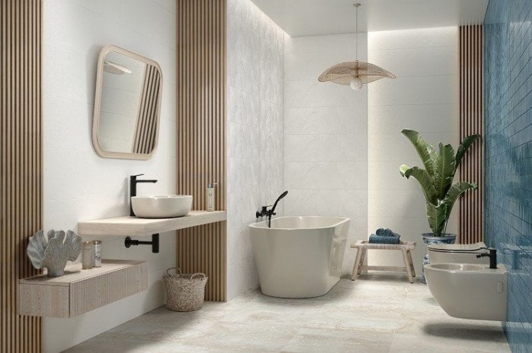 Santorini White Glow 30x90