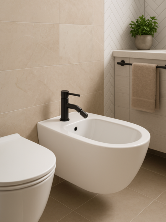 SIRIO bateria bidetowa Black