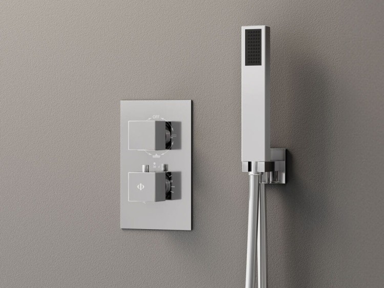 ORION zestaw prysznicowy podtynkowy z deszczownicą Chrom