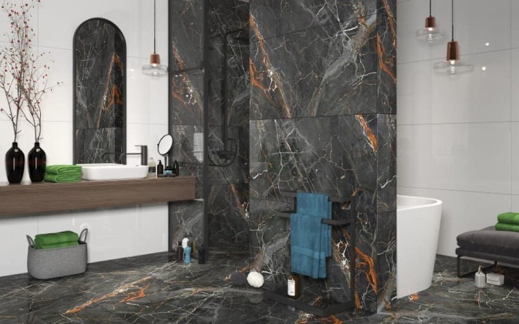 Płytka ścienna VANITY GREY POLER 60x120