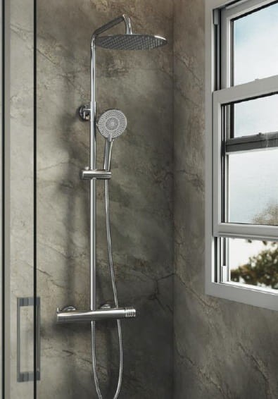 HELIOS kolumna prysznicowa Chrom