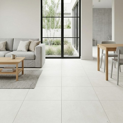 Płytka ścienno - podłogowa BLEND BIANCO CARVING MAT 60x60