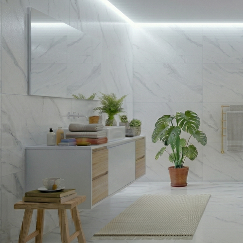 Płytka ścienno - podłogowa SCALA STATUARIO SUGAR LAPPATO 60x12