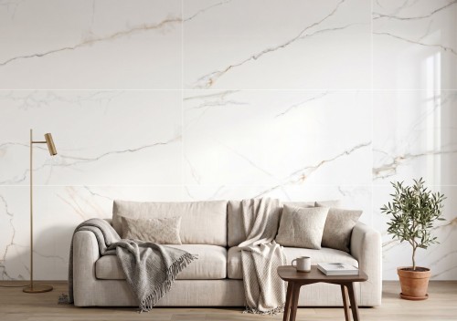 Płytka ścienno - podłogowa LINEA WHITE POLER 60x120