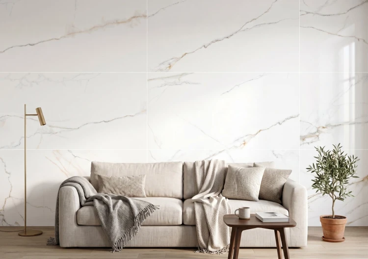 Płytka ścienno - podłogowa LINEA WHITE POLER 60x120