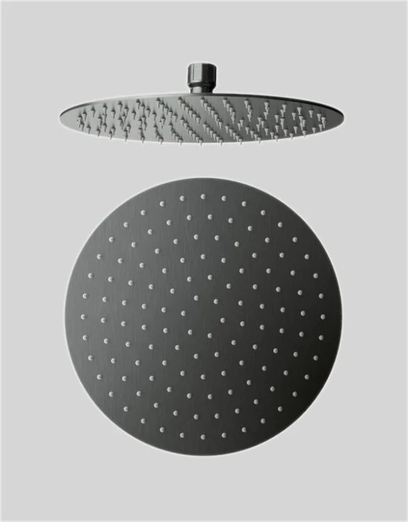 Głowica prysznicowa deszczownica 25cm Gunmetal
