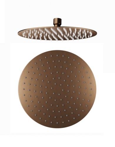 Głowica prysznicowa deszczownica 25cm Copper PVD