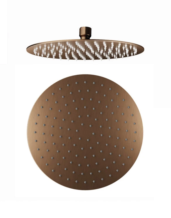 Głowica prysznicowa deszczownica 25cm Copper PVD