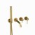 SIRIO bateria wannowa podtynkowa Gold PVD