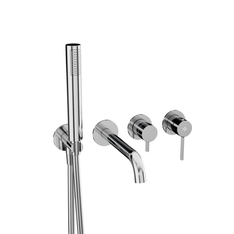 SIRIO bateria wannowa podtynkowa Chrom