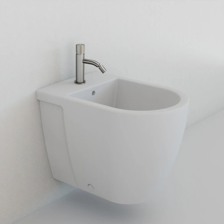 HELIOS bateria bidetowa Nickel PVD