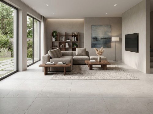 Gres szkliwiony LONDON WHITE EXPO CARVING 60x60