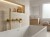 SIRIO bateria wannowa podtynkowa Gold PVD