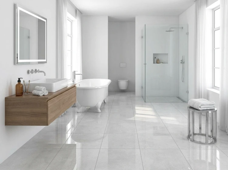 Gres szkliwiony PORTLAND SNOW PRO 60x60