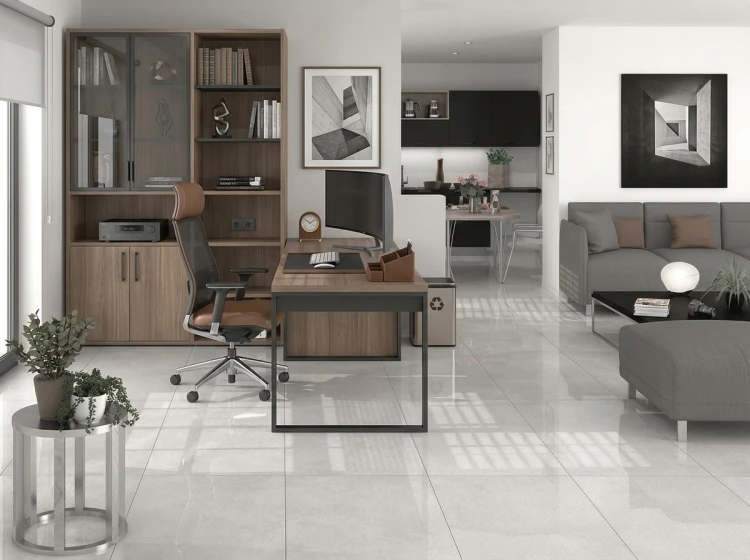 Gres szkliwiony PORTLAND SNOW PRO 60x60