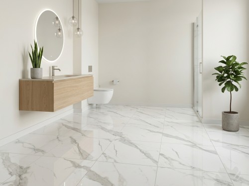 Płytka ścienno - podłogowa SCALA STATUARIO SUPER WHITE POLER 60x60