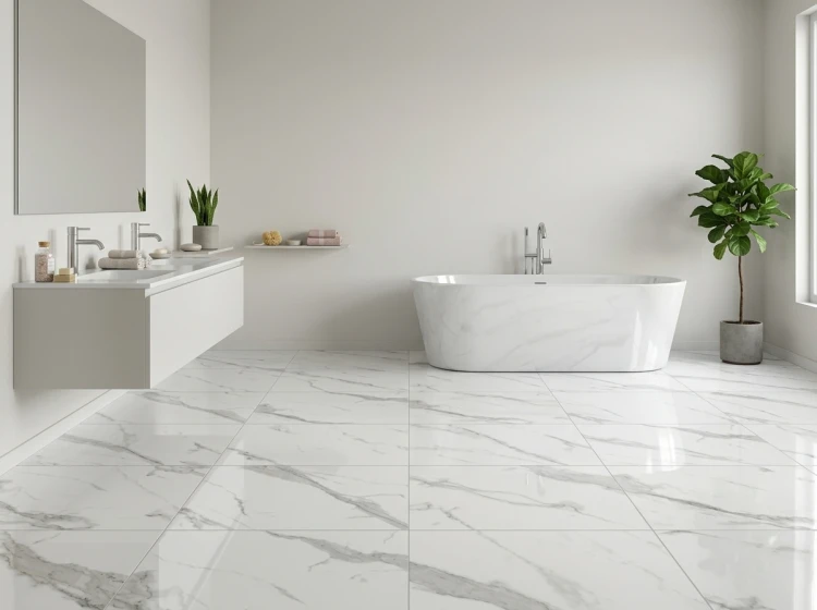 Płytka ścienno - podłogowa SCALA STATUARIO SUPER WHITE POLER 60x60