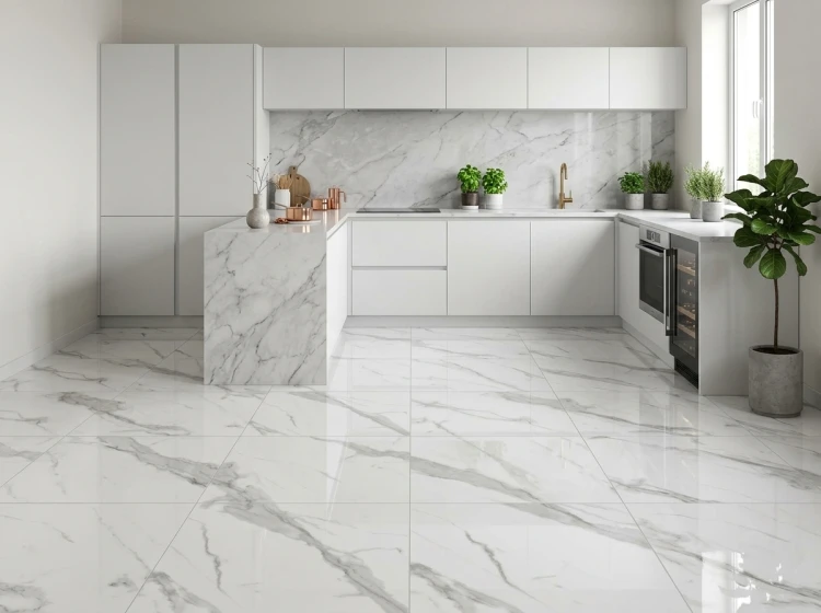 Płytka ścienno - podłogowa SCALA STATUARIO SUPER WHITE POLER 60x60