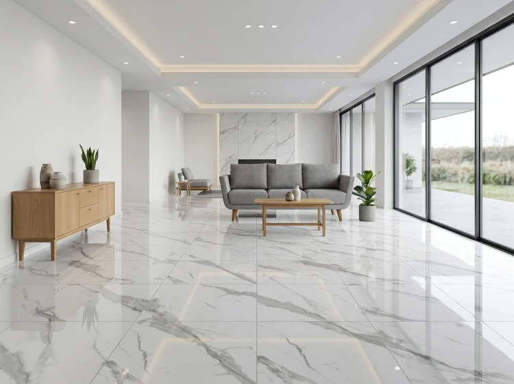Płytka ścienno - podłogowa SCALA STATUARIO SUPER WHITE POLER 60x60