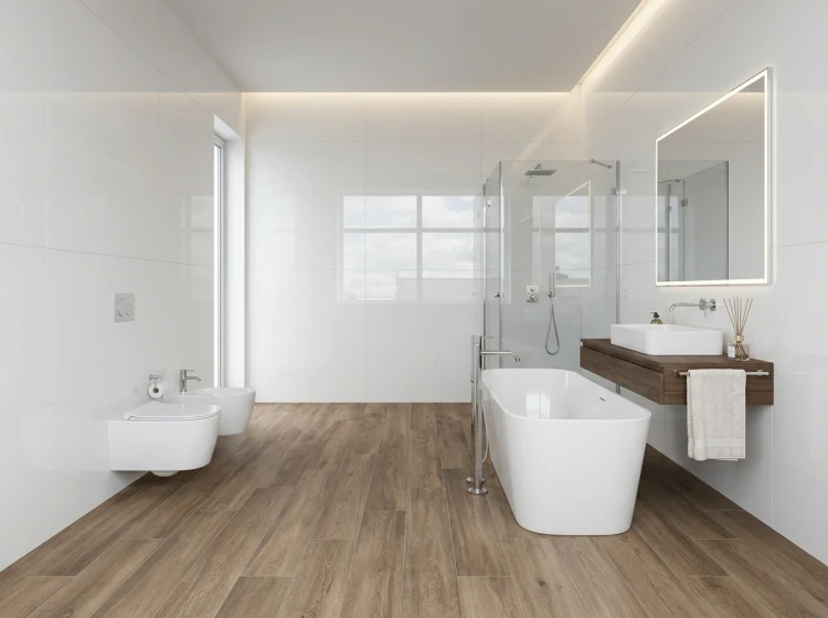 Płytka ścienno - podłogowa OPAL WHITE POLER 60x120