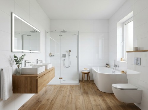 Płytka ścienna ALBA WHITE POŁYSK 30x60