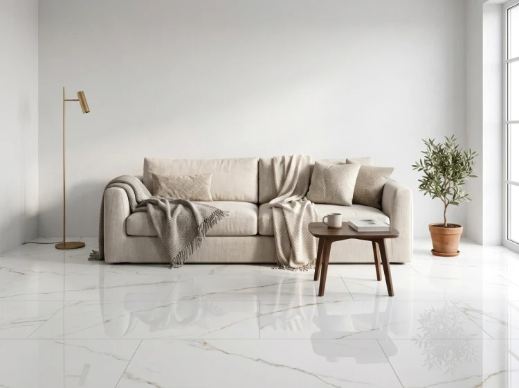 Płytka ścienno - podłogowa LINEA WHITE POLER 60x120