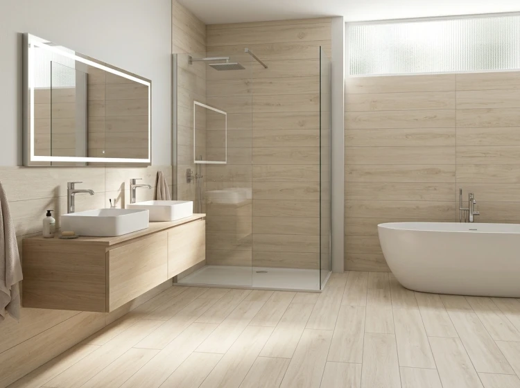 Gres szkliwiony RUSTICA AVORIO 20x120