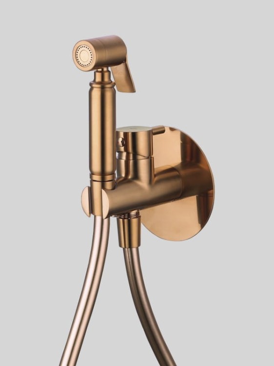 Bateria bidetowa podtynkowa Copper PVD