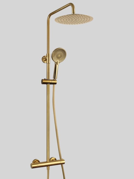 Kolumna prysznicowa termostatyczna Gold PVD