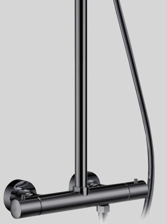Kolumna prysznicowa termostatyczna Gunmetal1
