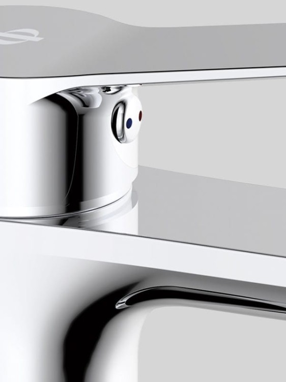 RHIO bateria umywalkowa niska Chrom1