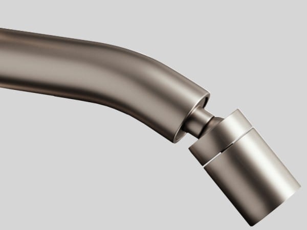 HELIOS bateria bidetowa Nickel PVD