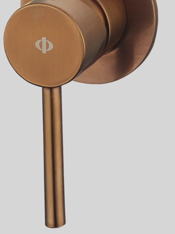 SIRIO bateria umywalkowa podtynkowa Copper PVD