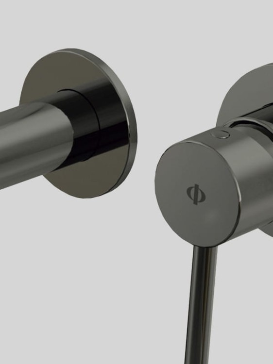 SIRIO bateria umywalkowa podtynkowa Gunmetal