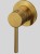 SIRIO bateria umywalkowa podtynkowa Gold PVD